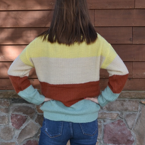 Beautiful Striped Sweater - Picture 2 of 2